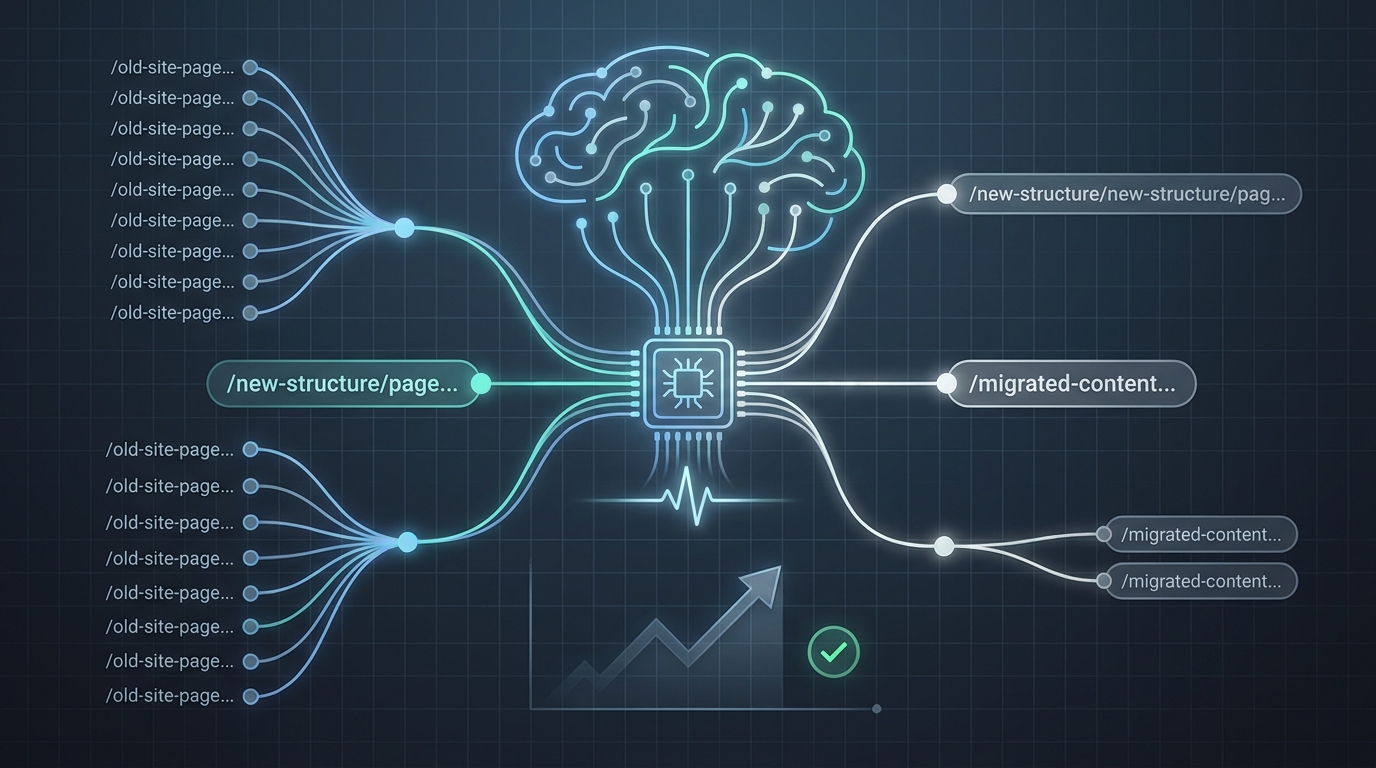 AI-Powered Redirect Mapping: Scaling Site Migrations with Precision hero illustration