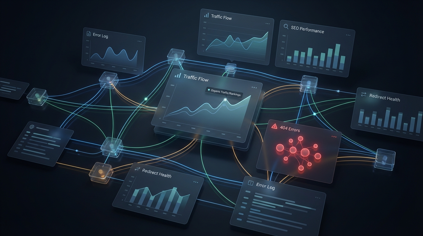 Data-Driven Redirect Strategy: Using Analytics for Optimization and Error Detection hero illustration