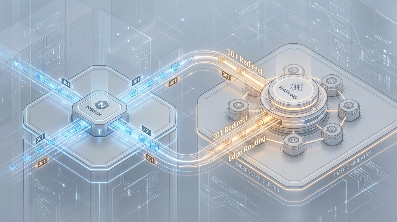 Navigating Ingress Migrations: Optimizing Edge Redirects for SEO and Reliability hero illustration