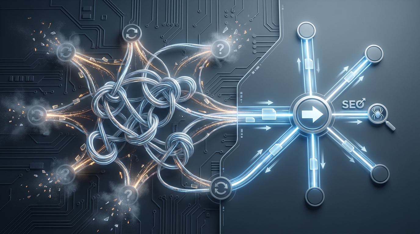 Optimizing Site Performance: The Impact of Redirect Chaining on SEO and Crawl Budget hero illustration