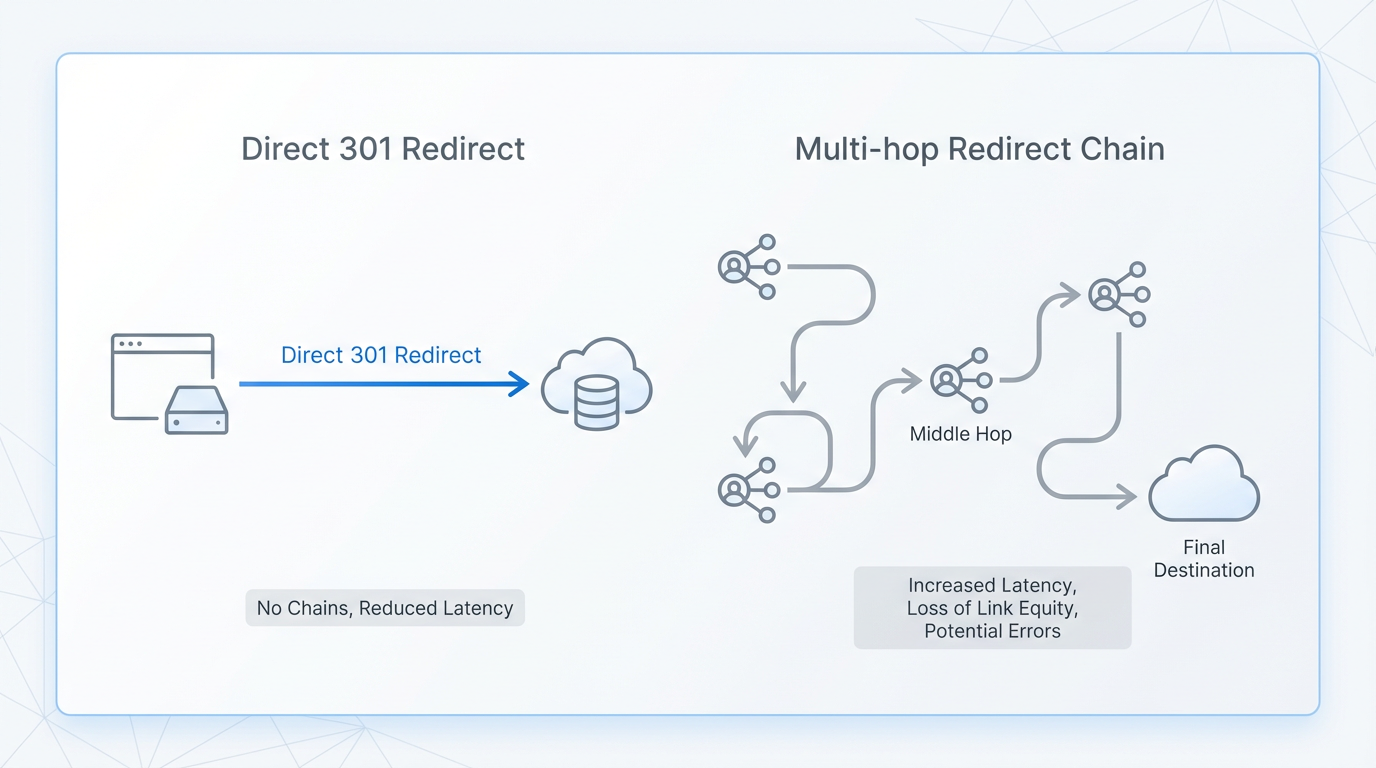 Preventing Redirect Chains After Infrastructure Changes: Implementation Patterns hero illustration
