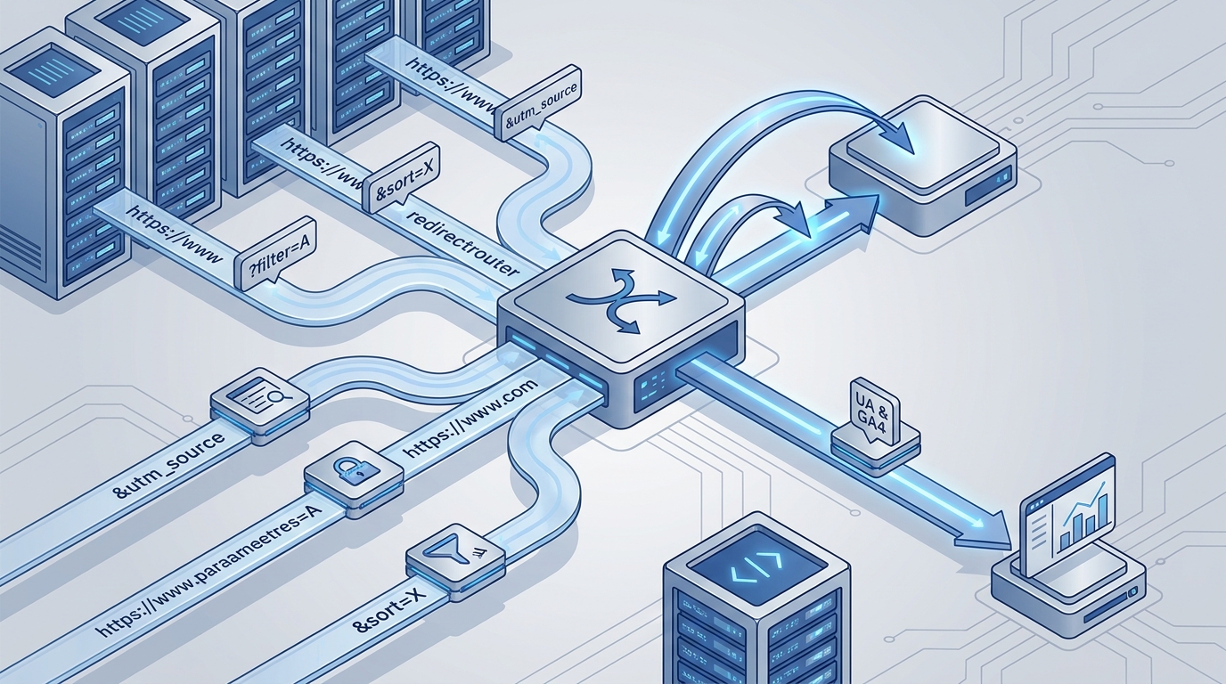 Redirect Management for Faceted and Parameterized URLs: Keeping SEO and Analytics Intact hero illustration