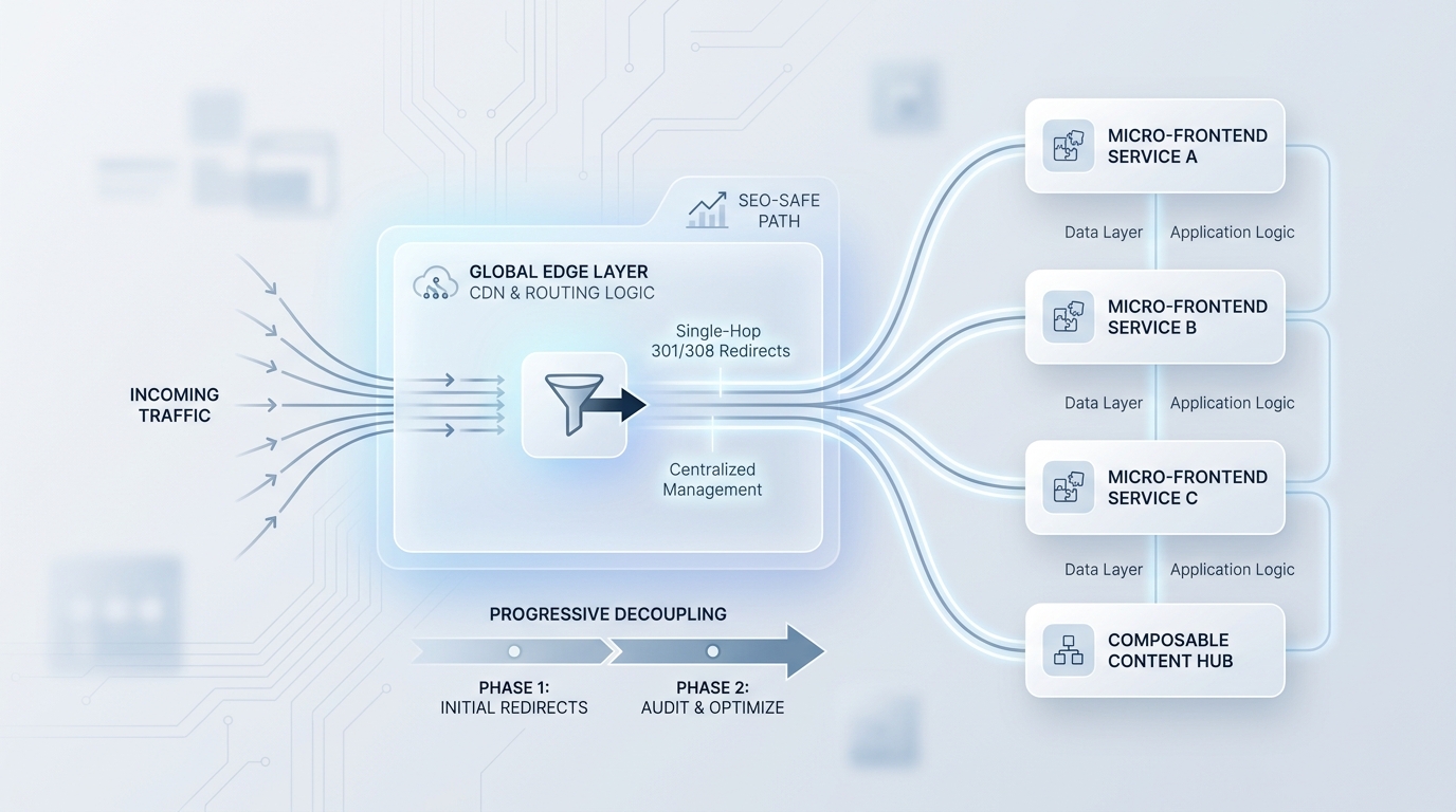 Redirect Playbooks for Micro-Frontend and Composable Architecture Migrations hero illustration